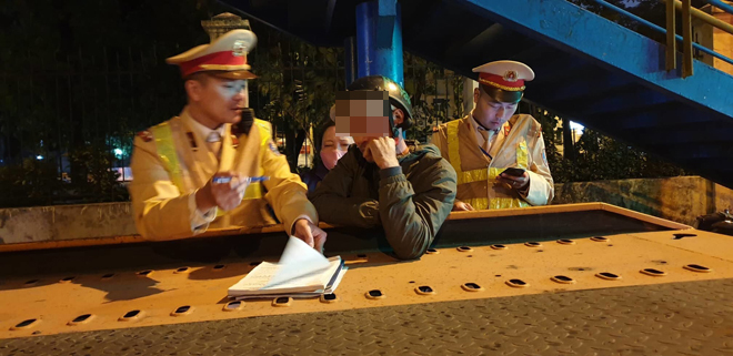 CSGT giải thích về mức vi phạm nồng độ cồn 0,671 mi li gam/1 lít khí thở sẽ bị phạt tiền 7 triệu đồng