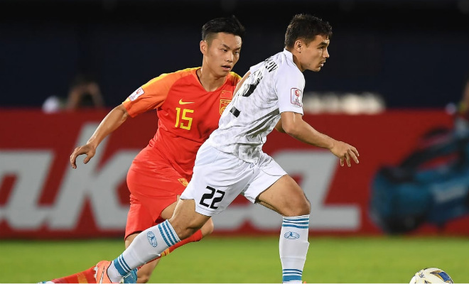 U23 Trung Quốc vất vả chống đỡ U23 Uzbekistan