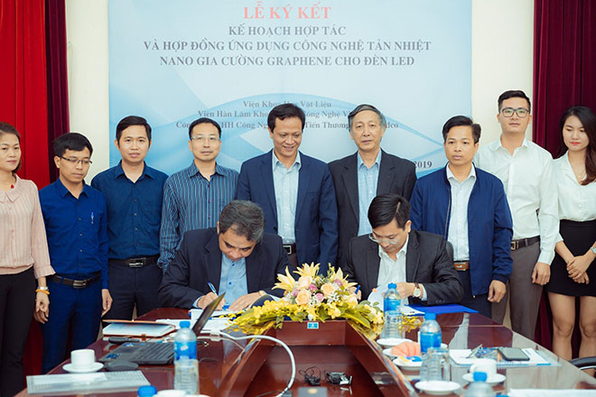 Haledco và Viện Khoa Học Vật Liệu - Viện Hàn Lâm KH&CN ký nhận chuyển giao công nghệ tản nhiệt Graphene