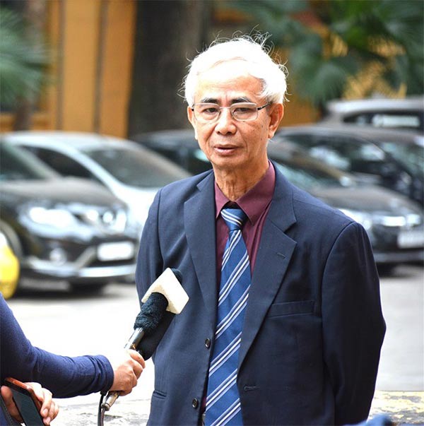 Phó giáo sư, tiến sĩ Nguyễn Thượng Dong trả lời phỏng vấn.