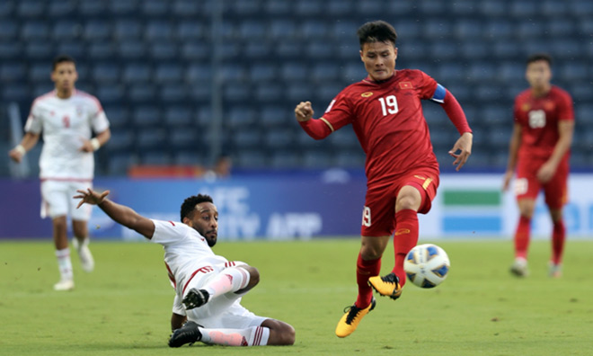 Quang Hải và các tuyển thủ U23 Việt Nam sẽ phải rất nỗ lực ở trận gặp U23 Jordan tối nay.