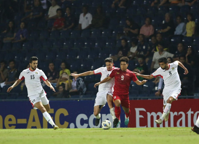 U23 Việt Nam hòa không bàn thắng khi gặp U23 Jordan