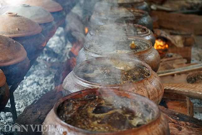 Gia vị để kho nồi cá là những thứ truyền thống, gồm: Gừng, riềng, ớt, hành củ, chanh, mắm, đường muối... Từ 20 tháng chạp, các gia đình bước vào vụ kho cá.