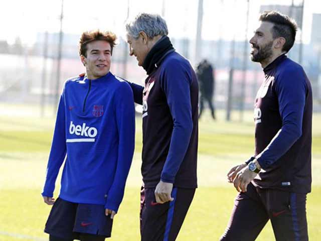 Bóng đá - Tin HOT bóng đá tối 14/1: Bất ngờ ở buổi tập đầu tiên của Barca thời Setien