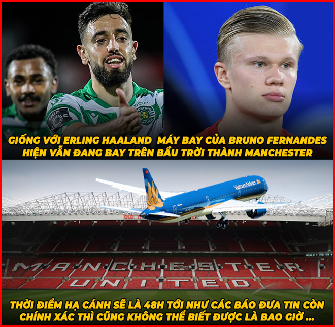 Máy bay vẫn đang bay trên bầu trời Manchester chưa thấy chiếc nào hạ cánh.