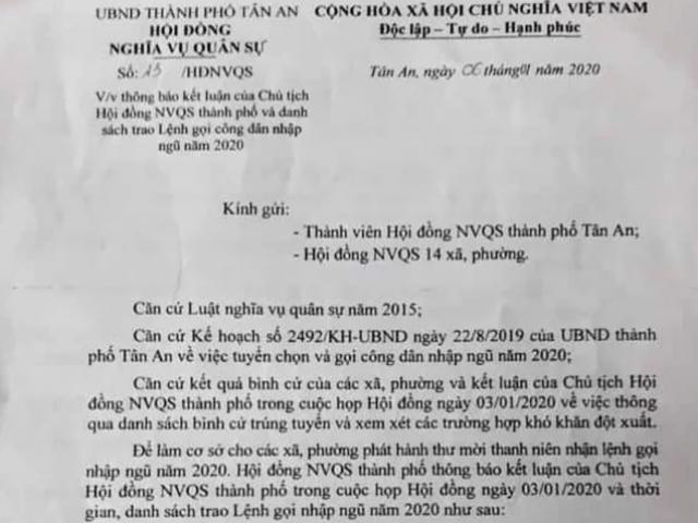 Tin tức trong ngày - Chủ tịch UBND TP Tân An nói gì về “hoãn nghĩa vụ vì nợ xã hội đen”?