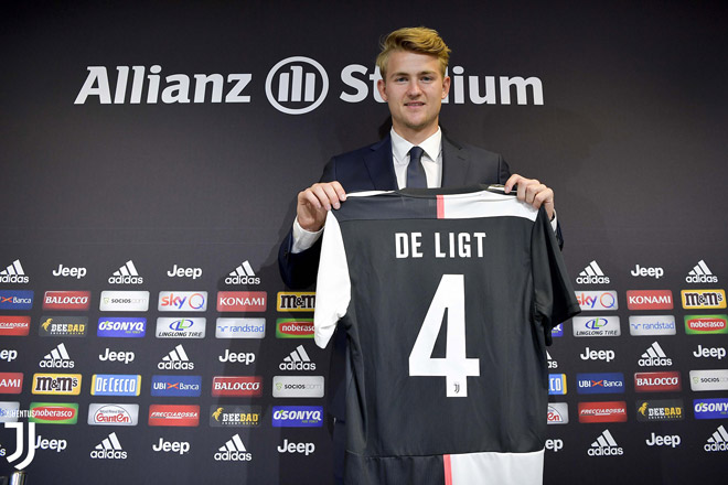 De Ligt gia nhập Juventus với giá 85,5 triệu euro