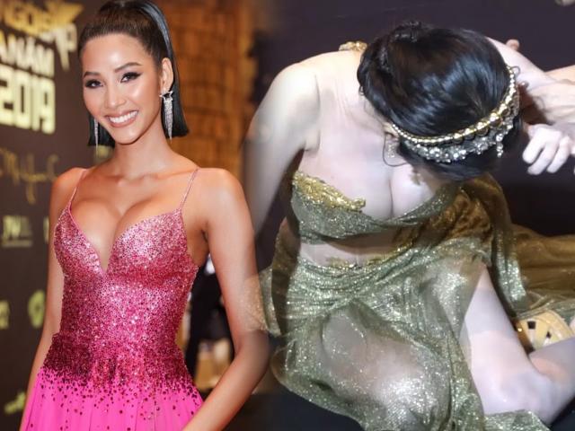 Đời sống Showbiz - Trao giải "Ngôi sao của năm": Mỹ nhân khoe vòng 1 trễ nải ngất xỉu trên thảm đỏ