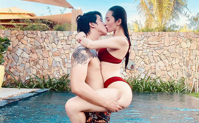 Khánh My và Tiến Vũ thường xuyên đăng ảnh tình cảm trên mạng xã hội