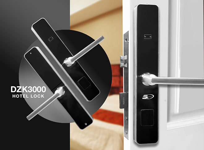 Khóa thẻ từ 5A Hotel DZK 3000 thiết kế phong cách châu Âu đẳng cấp