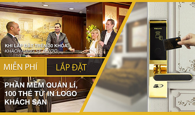 Khóa thẻ từ 5Asystems là giải pháp thông minh cho các nhà quản lý khách sạn