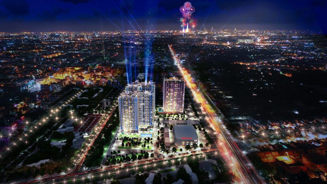 Khi hoàn thành Charm City dự kiến trở thành biểu tượng sống mới tại Dĩ An, Bình Dương