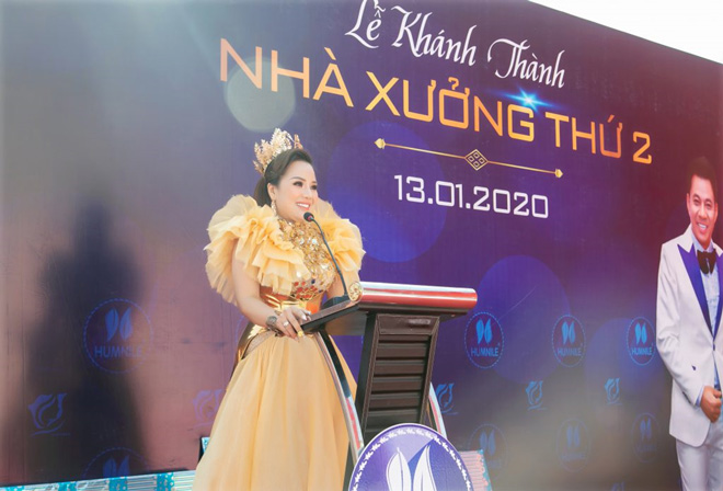 Á hậu Thúy Vân và ca sĩ Chu Bin chúc mừng Lê Vân Group khánh thành nhà xưởng thứ 2 - 4