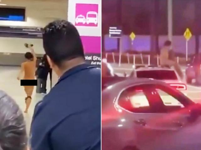 Phi thường - kỳ quặc - Người phụ nữ lột sạch đồ ở sân bay và hát, sốc với thái độ của những người xung quanh