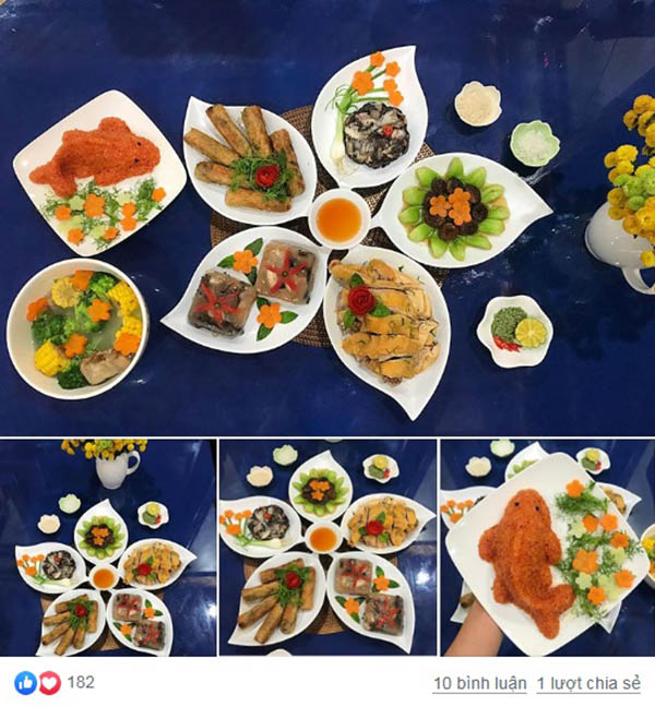 Chị em rủ nhau khoe mâm cúng ông Táo nhà mình, không khí Tết đã về đến mọi nhà - 5