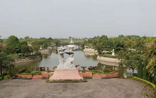 Vườn Cam Vinapol có thiết kế cảnh quan vô cùng ấn tượng