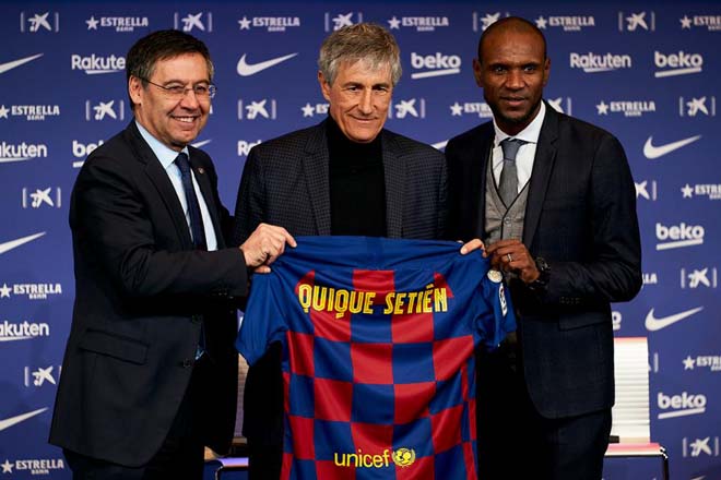 Barca ra mắt tân HLV Quique Setien
