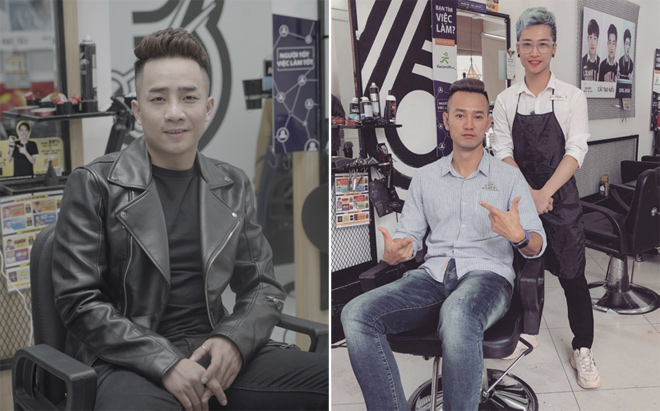 Hàng loạt hot face như Đỗ Duy Nam, Hùng Lâm (Xe hay) cũng đã nhanh chóng tậu cho mình kiểu đầu nổi bật đón Tết.