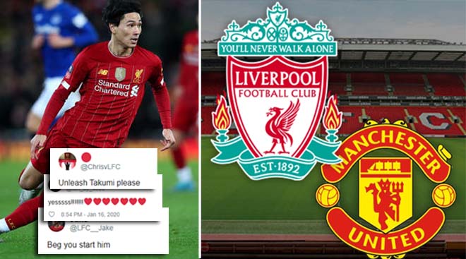 Fan Liverpool kêu gọi HLV Jurgen Klopp xếp Minamino đá chính ở đại chiến với MU