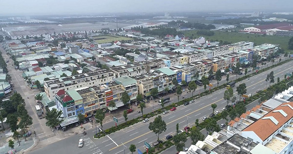 Khu trung tâm Bàu Bàng ngày nay