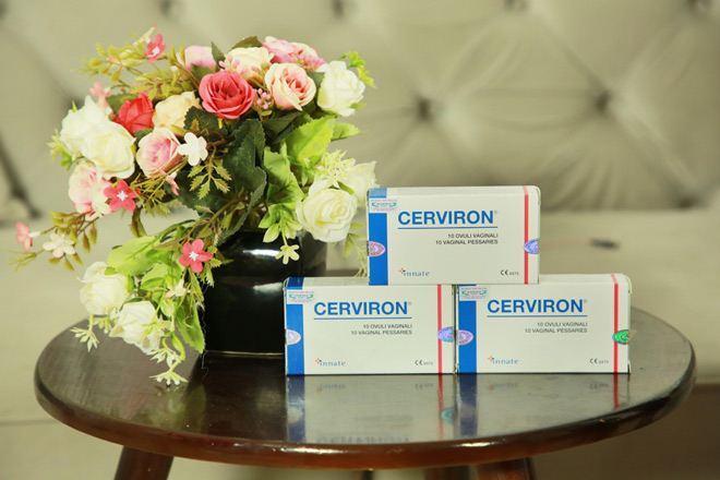 Viên đặt Cerviron - Viên đặt phụ khoa nhập khẩu Ý