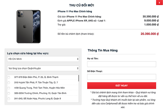 iPhone chính hãng VN/A giảm tận 4 triệu, từ nay đến hết 23/1 tại CellphoneS - 3