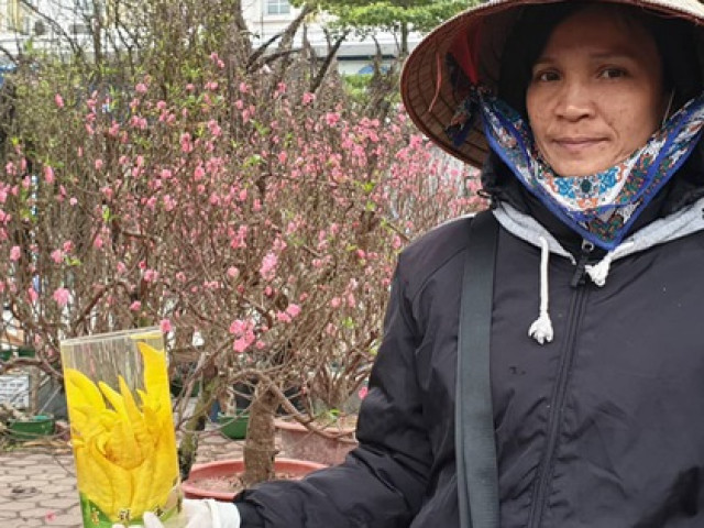 Kinh doanh - Bỏ cửa hàng tạp hóa ế ẩm, tiểu thương tranh thủ lên Thủ đô bán hoa Tết
