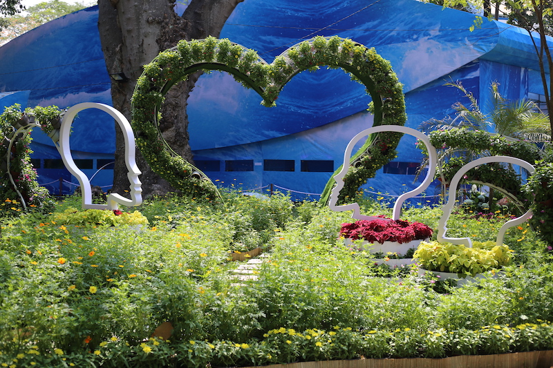  Trái tim tình yêu, nơi hứa hẹn sẽ có rất nhiều đôi uyên ương và các gia đình đến chụp ảnh.