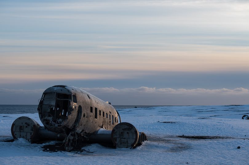 Xác máy bay quân sự gặp nạn ở vùng Sólheimasandur, miền nam Iceland