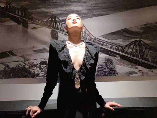 Thời trang - Lệ Quyên U40 lăng xê mốt áo buông cúc hững hờ