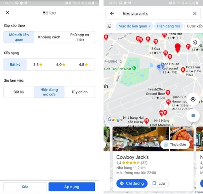 Cách dùng Google Maps tìm quán ăn ngon mở cửa ngày Tết - 3