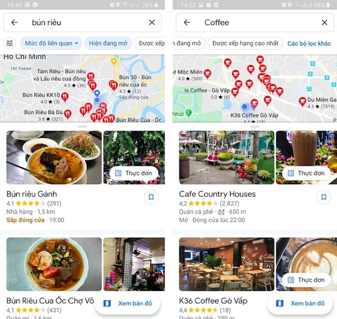 Cách dùng Google Maps tìm quán ăn ngon mở cửa ngày Tết - 4