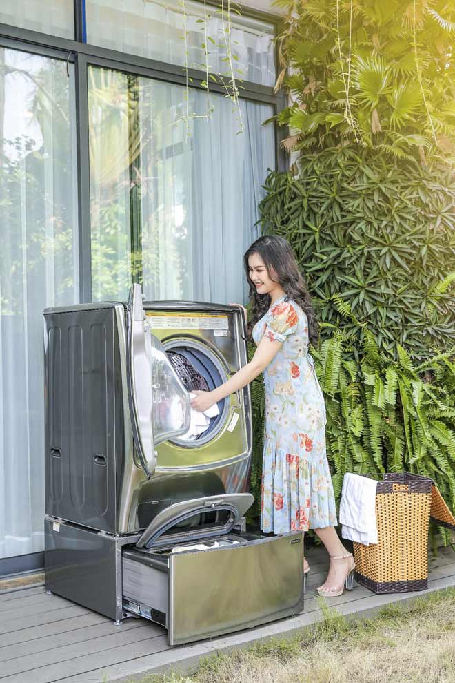 LG TWINWash trở thành "trợ lý giặt giũ" đắc lực nhất bởi những tính năng tiên tiến