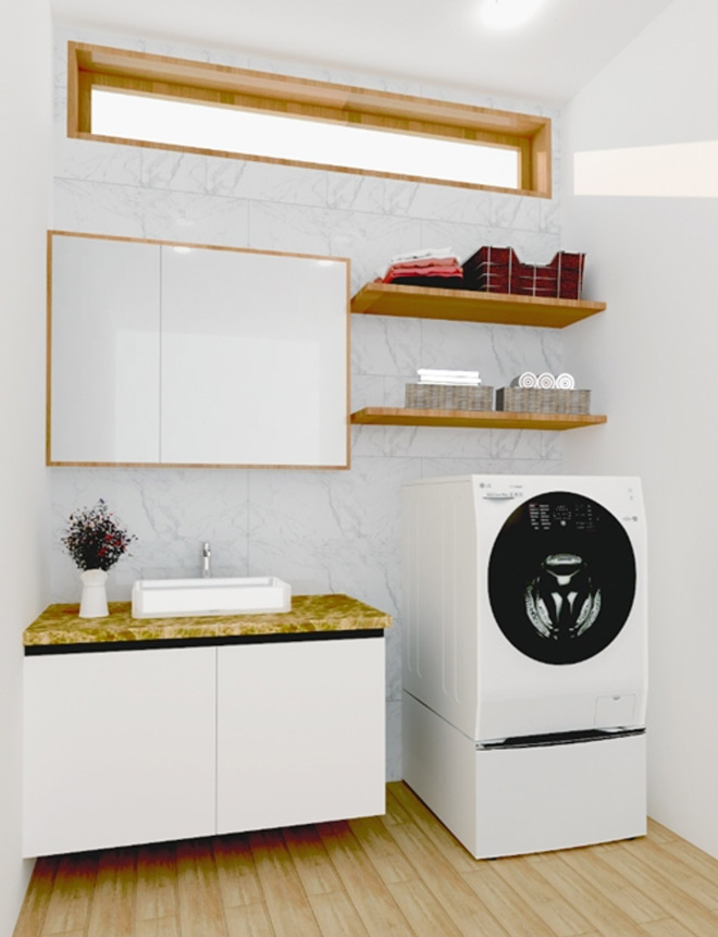 Không gian giặt giũ hiện đại hơn với LG TWINWash