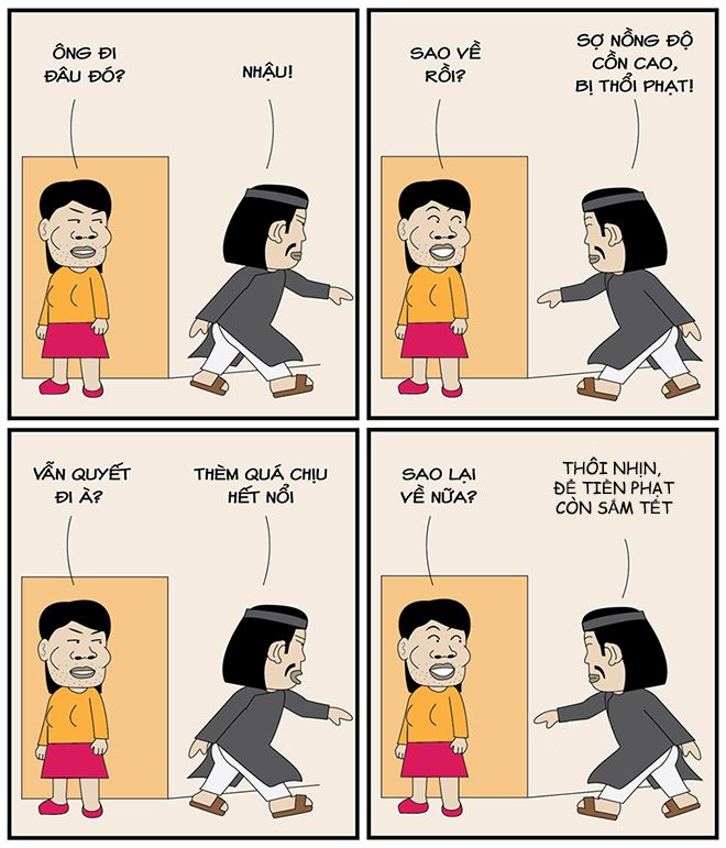 Nói không với nhậu nhẹt để có cái Tết ấm no - 1