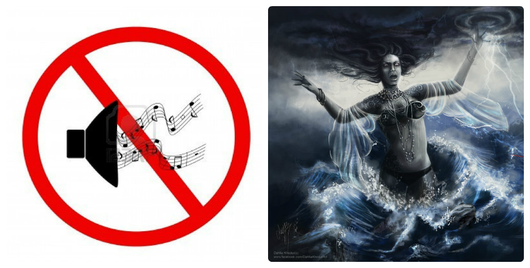 Mở nhạc ồn ào vào năm mới sẽ khiến nữ thần biển nổi giận (ảnh minh họa)