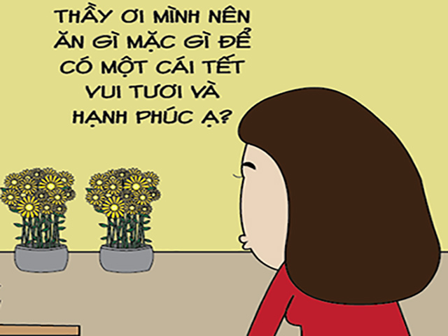 Tranh vui - Ngày Tết nên mặc gì để vui tươi và hạnh phúc?