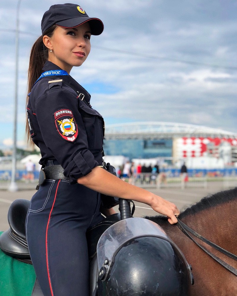 Darya Yusupova được đánh giá là nữ cảnh sát Nga xinh đẹp nhất hiện nay
