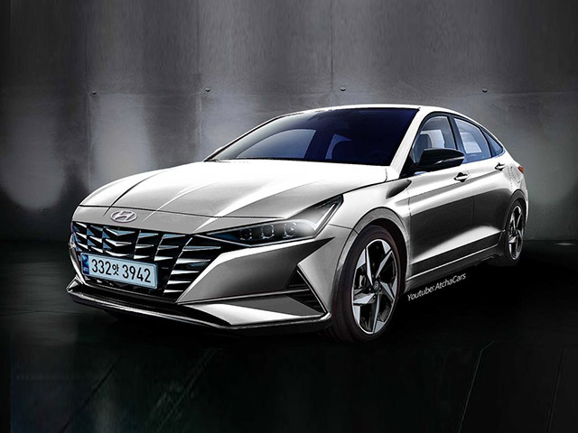 Hyundai Elantra thế hệ mới lộ diện bản phác thảo với thiết kế ấn tượng
