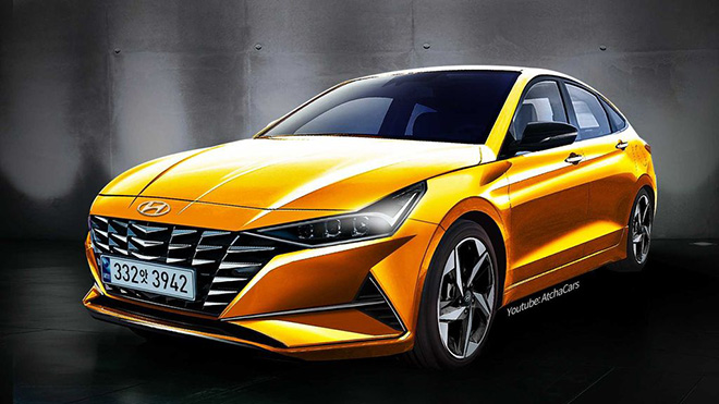 Hyundai Elantra thế hệ mới lộ diện bản phác thảo với thiết kế ấn tượng - 2