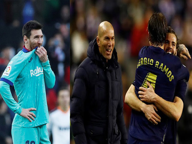 Bóng đá - Điểm nhấn vòng 21 La Liga: Messi "mất tích", Real Madrid vượt mặt Barcelona