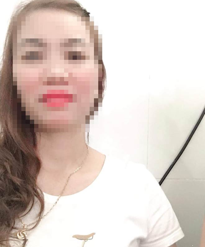 Chị Đ.T.V trước thời điểm bị nam thanh niên tấn công.