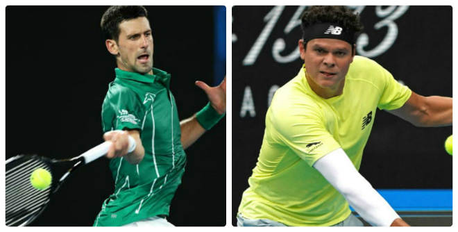 ĐKVĐ Djokovic đối mặt Raonic trên con đường săn vé vào bán kết Australian Open năm nay đấu Federer