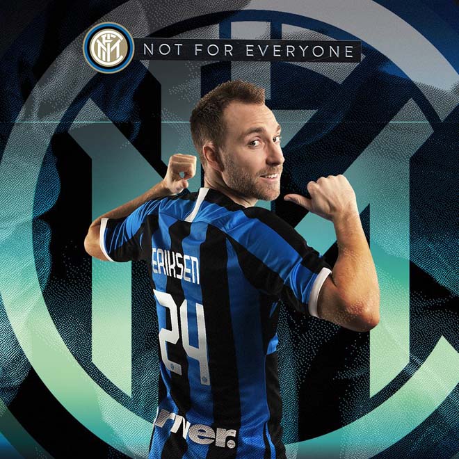 Eriksen chính thức ra mắt ở Inter