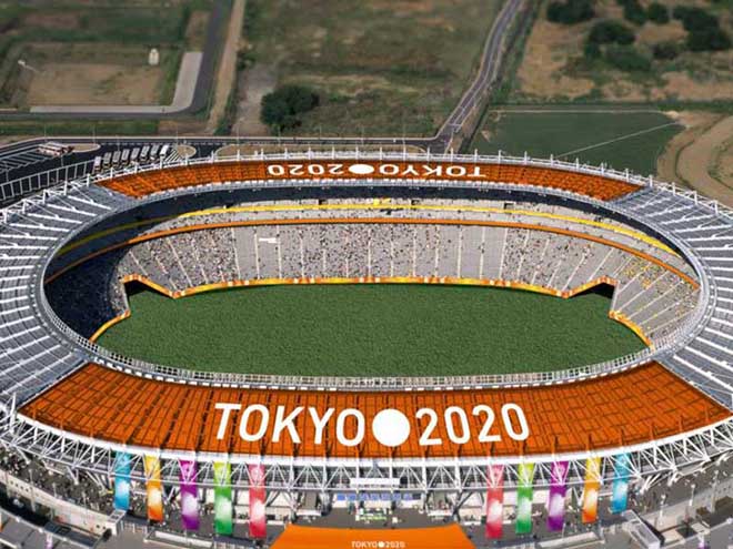 &nbsp;Nhật đã khánh thành sân quốc gia phục vụ Olympic Tokyo 2020. Ảnh: GETTY IMAGES