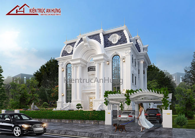 Biệt thự cổ điển đẹp mãn nhãn và hoàn hảo tuyệt đối