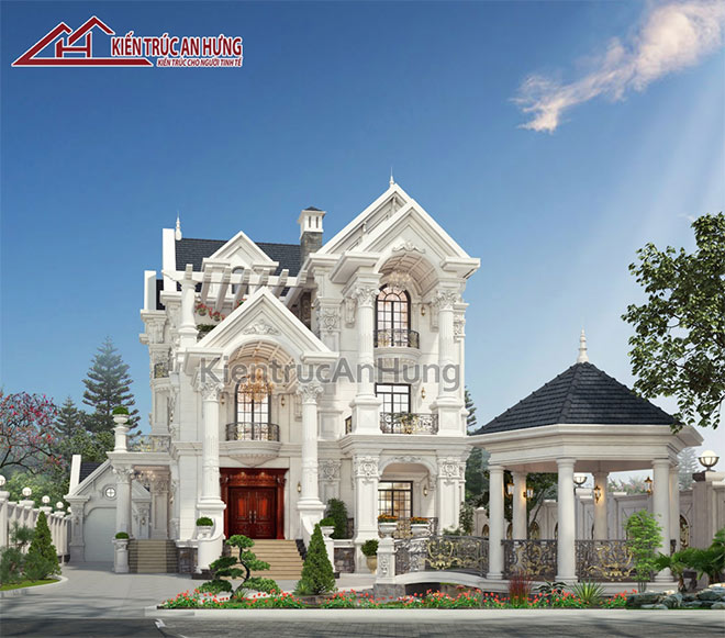 Vẻ đẹp tinh tế của biệt thự cổ điển BT2295