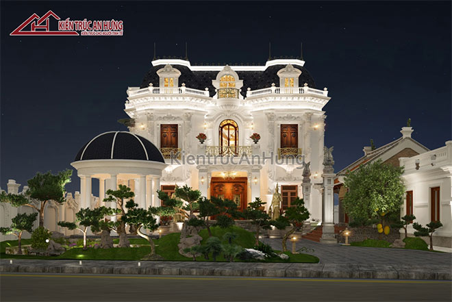 Vẻ đẹp vượt thời gian của những mẫu biệt thự cổ điển Pháp - 4