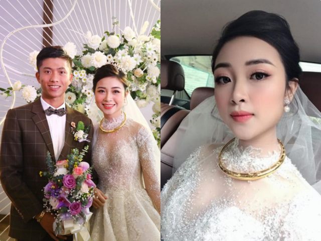 Đời sống Showbiz - Vợ Phan Văn Đức đáp trả khi bị chê xấu trong đám cưới