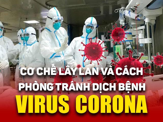 Cơ chế lây lan và cách phòng tránh dịch bệnh virus Corona